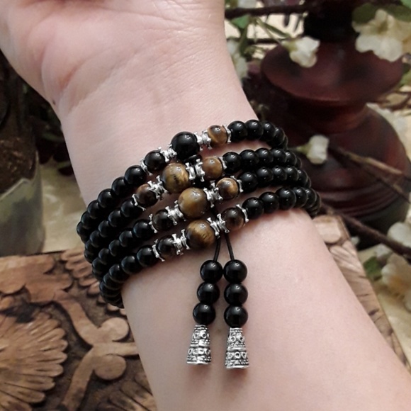 C1 NEW 108 Gemstone Beads Elegant and Cool - Picture 2 of 7